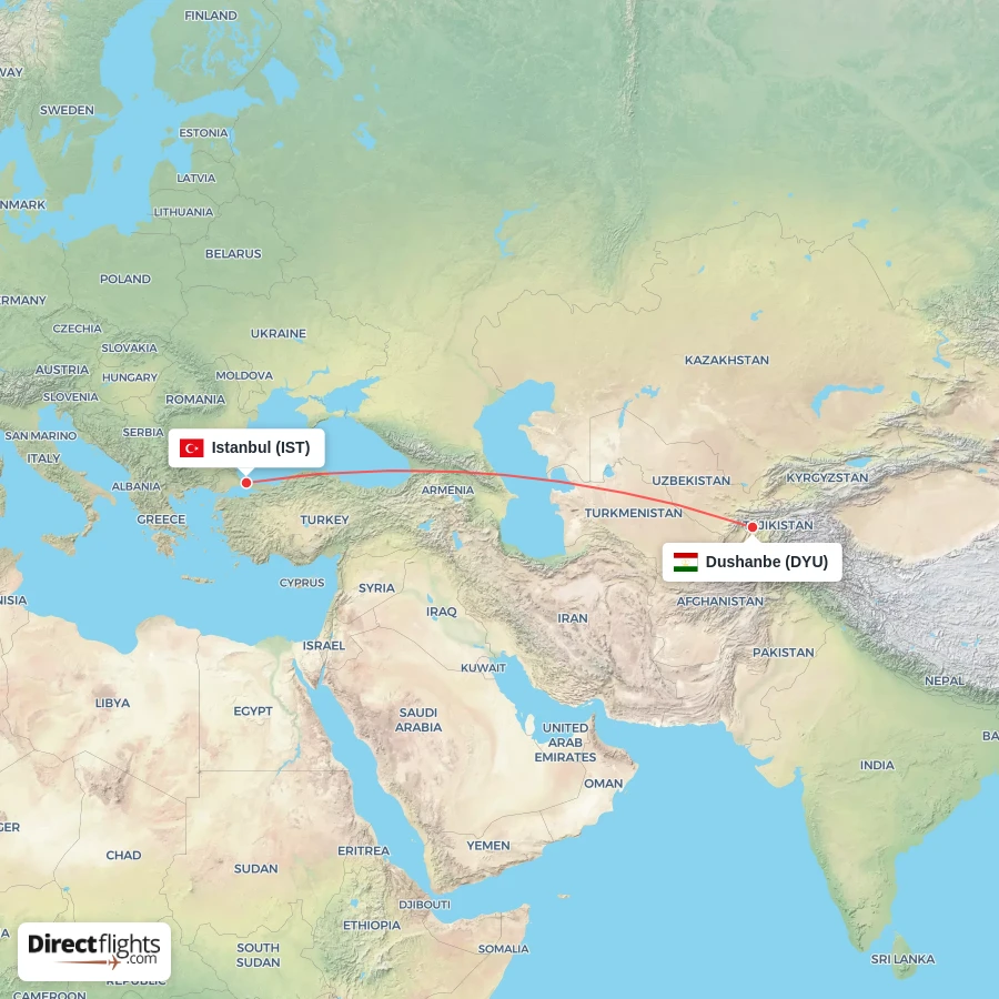 IST - DYU route map
