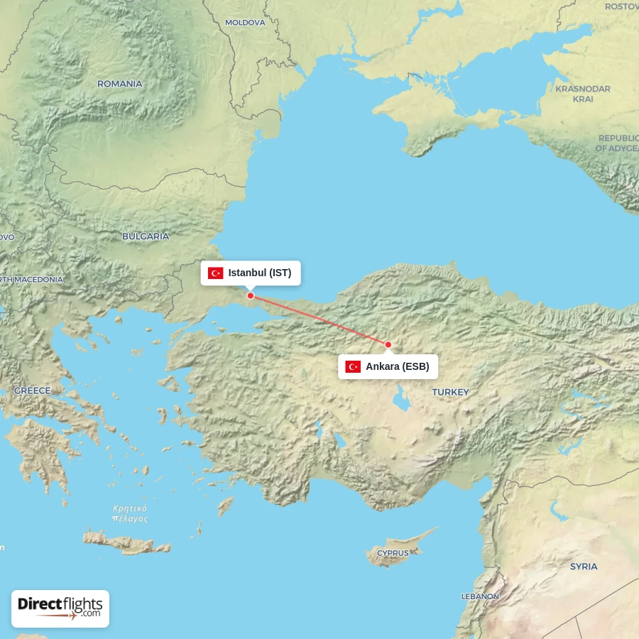 IST - ESB route map