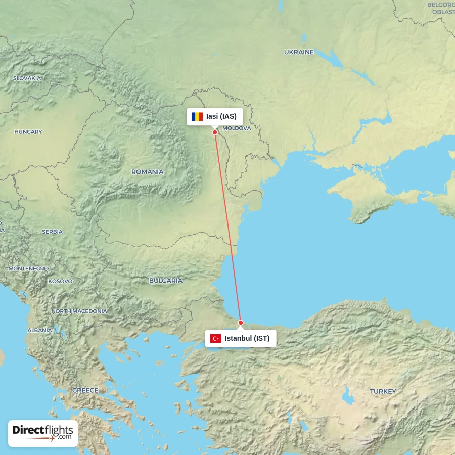 IST - IAS route map