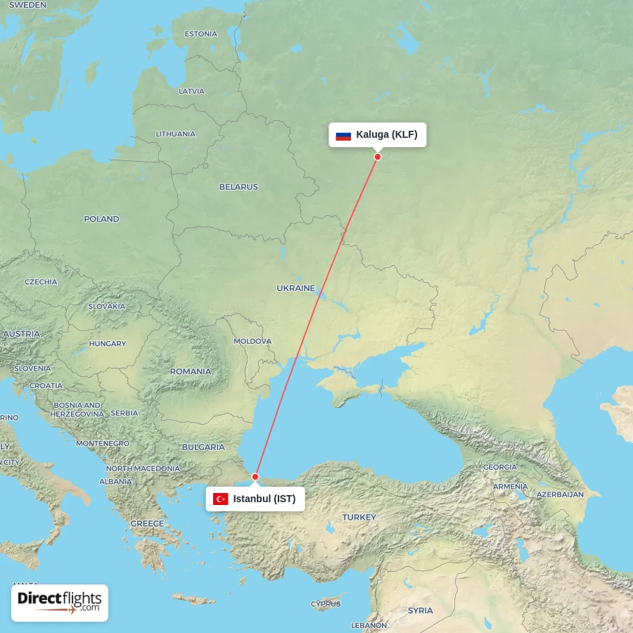 IST - KLF route map