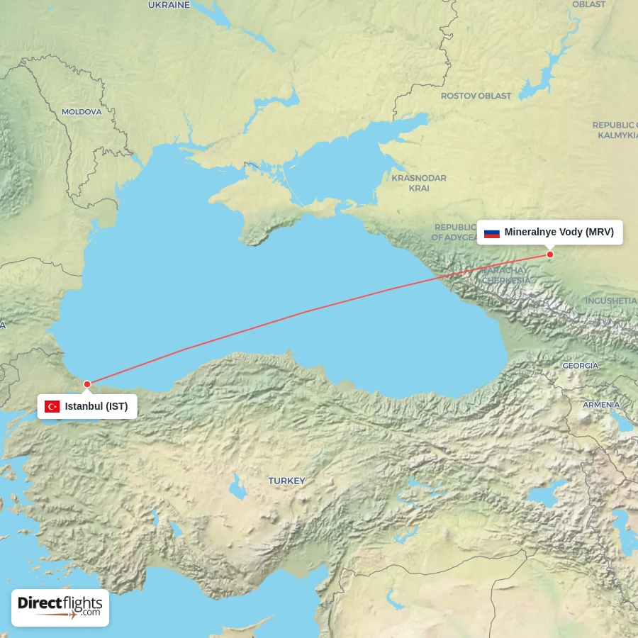 IST - MRV route map