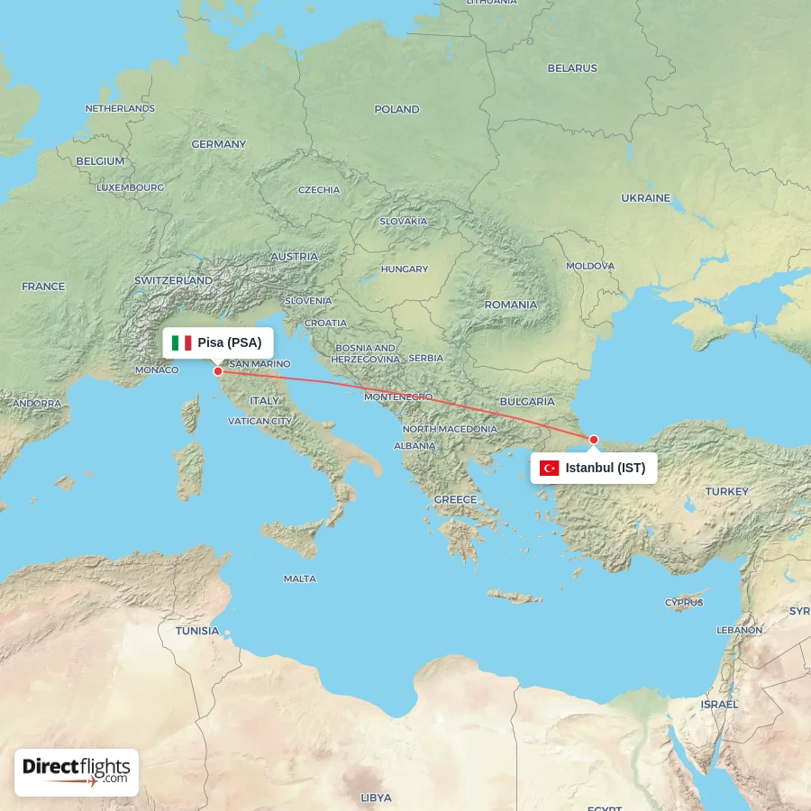 IST - PSA route map