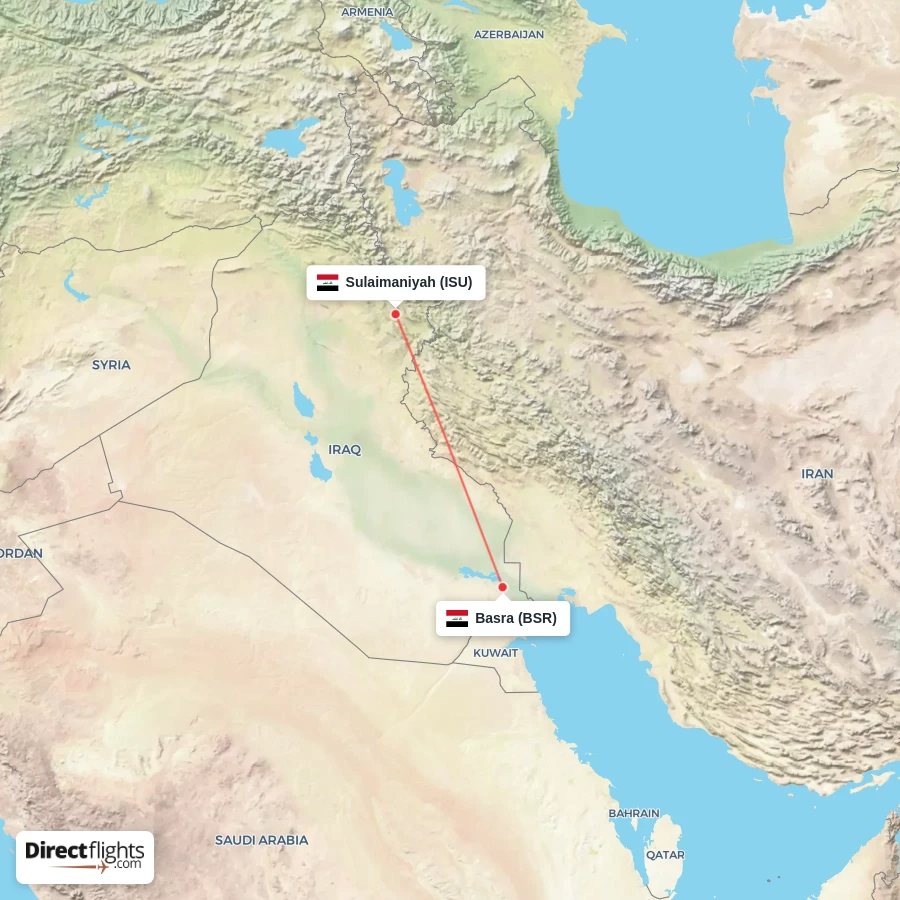 ISU - BSR route map