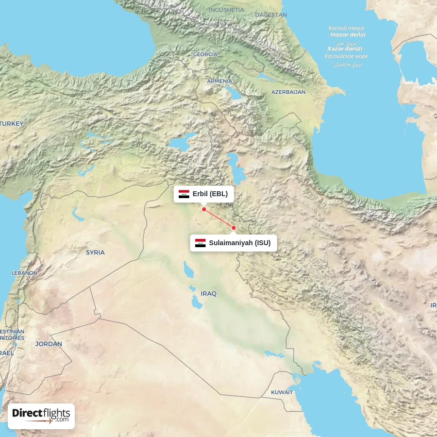 ISU - EBL route map