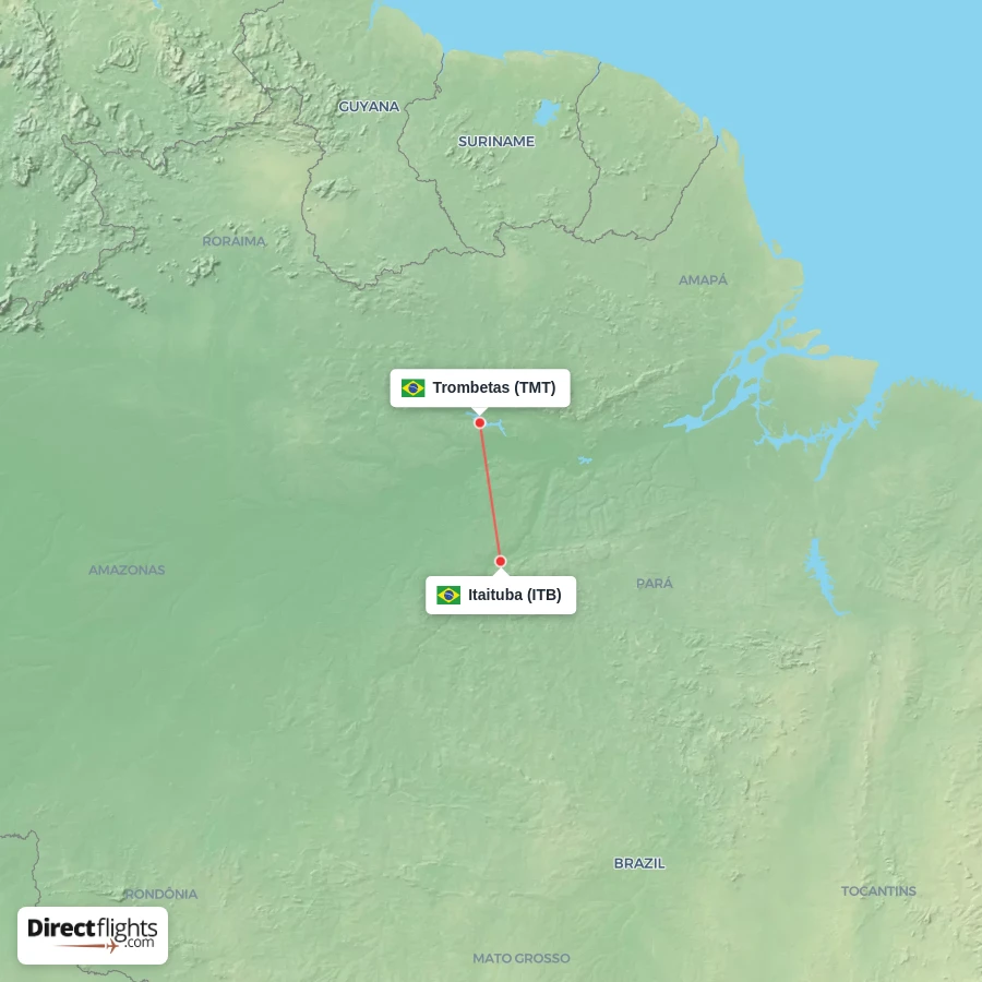 ITB - TMT route map