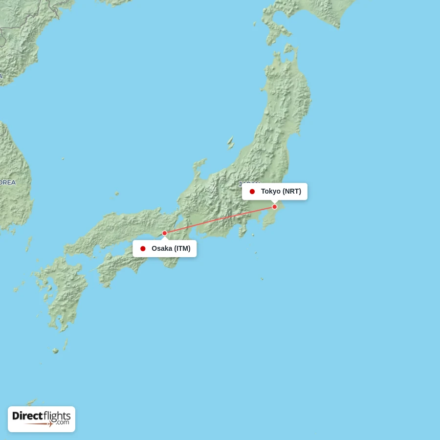ITM - NRT route map