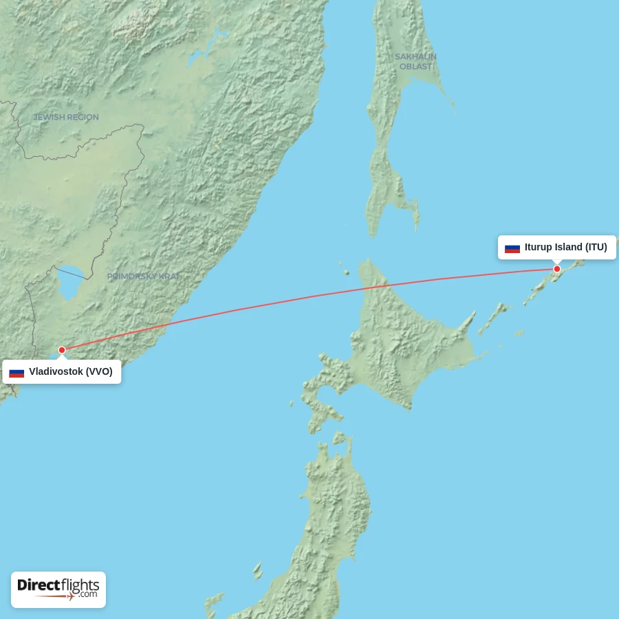 ITU - VVO route map