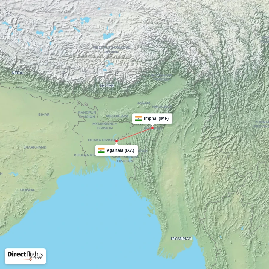 IXA - IMF route map