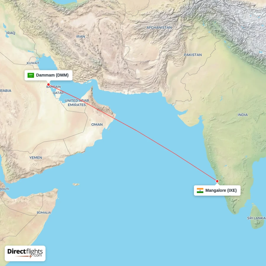 IXE - DMM route map
