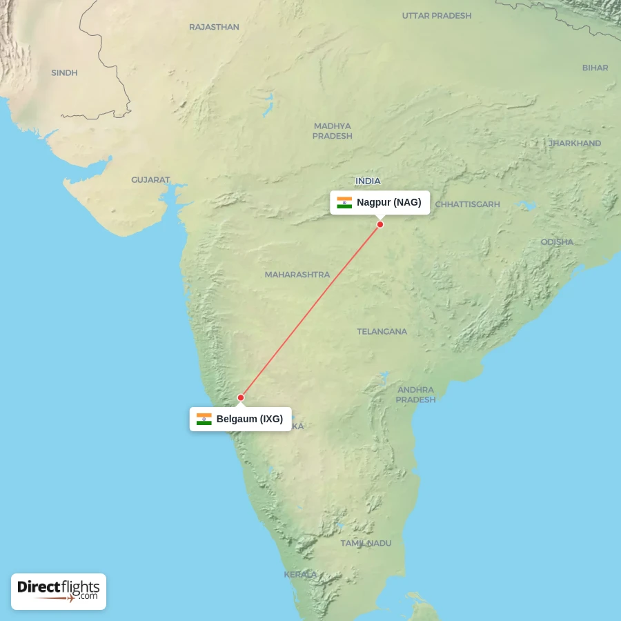 IXG - NAG route map