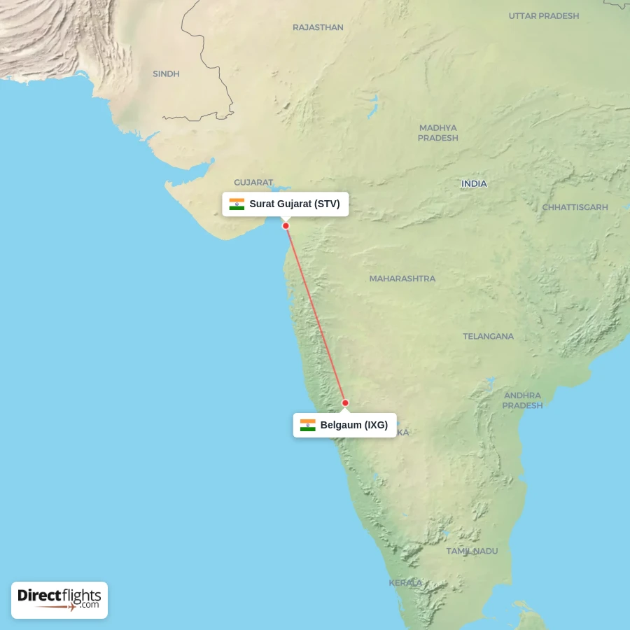 IXG - STV route map