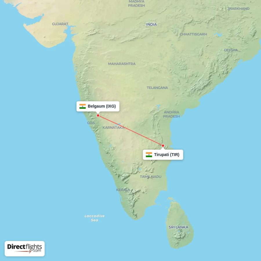 IXG - TIR route map