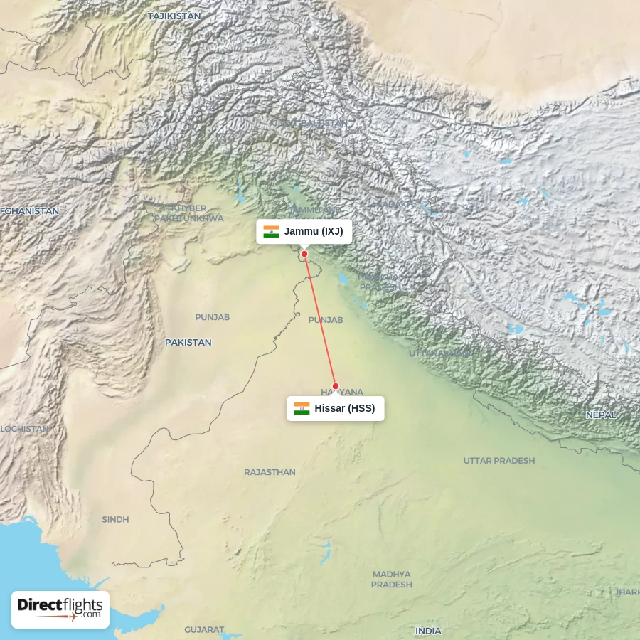 IXJ - HSS route map