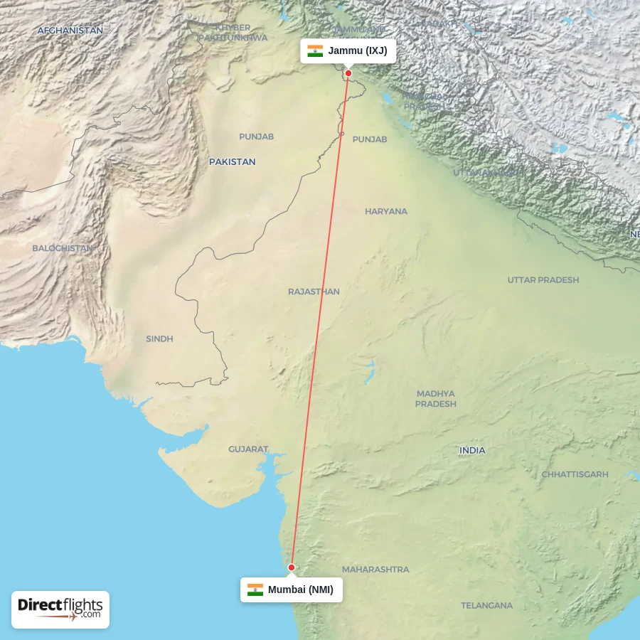 IXJ - NMI route map