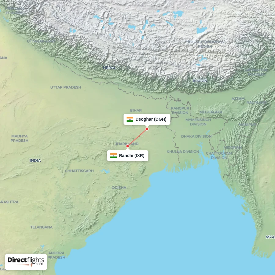 IXR - DGH route map