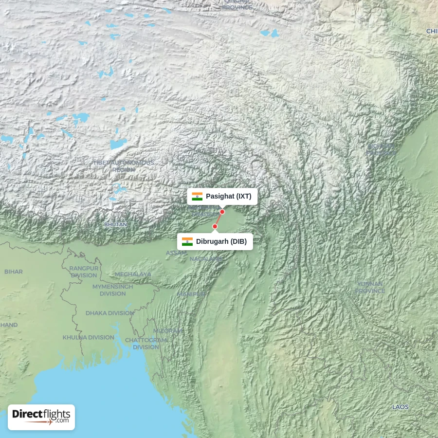 IXT - DIB route map