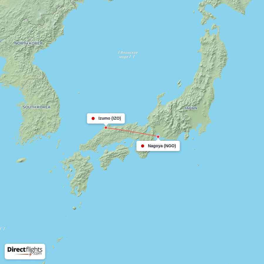IZO - NGO route map