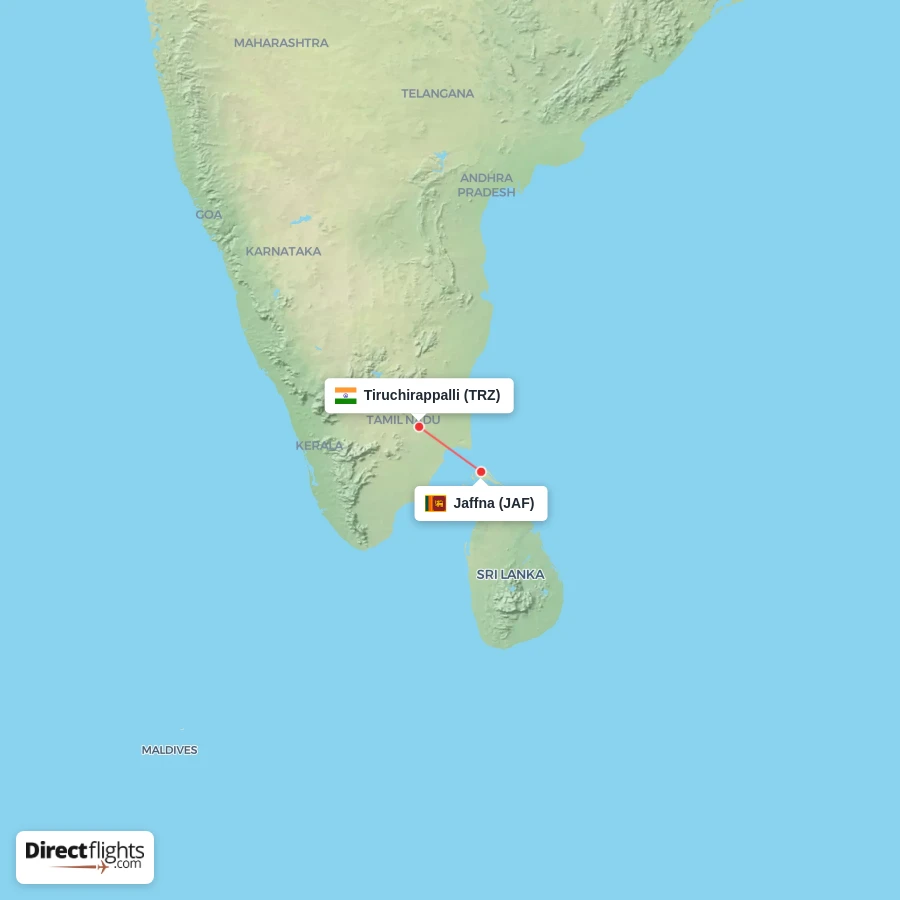 JAF - TRZ route map