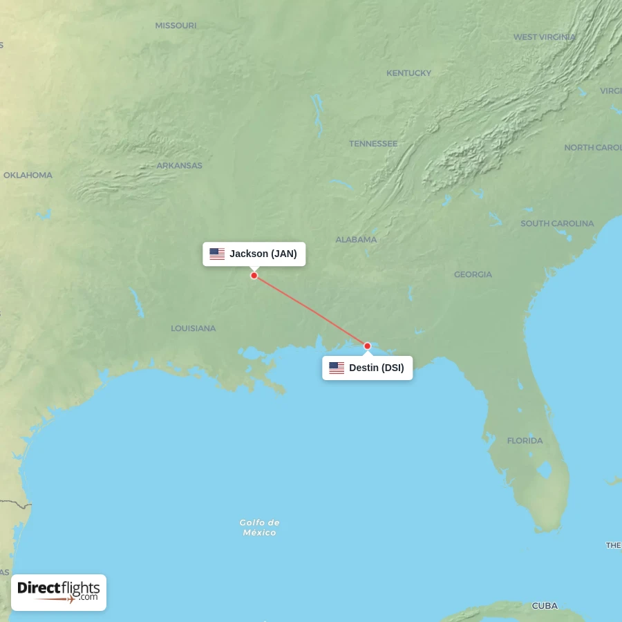 JAN - DSI route map