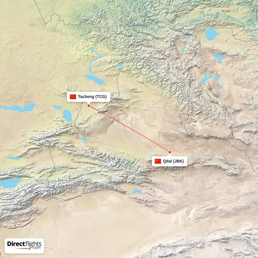 JBK - TCG route map