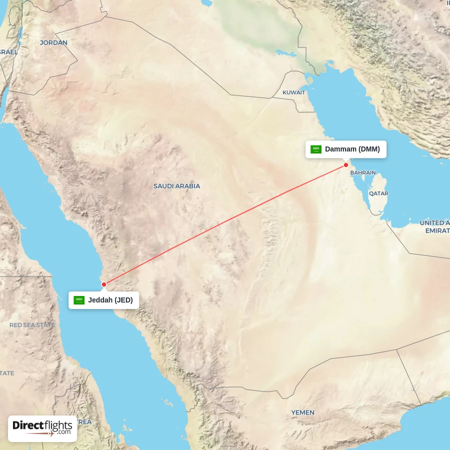 JED - DMM route map