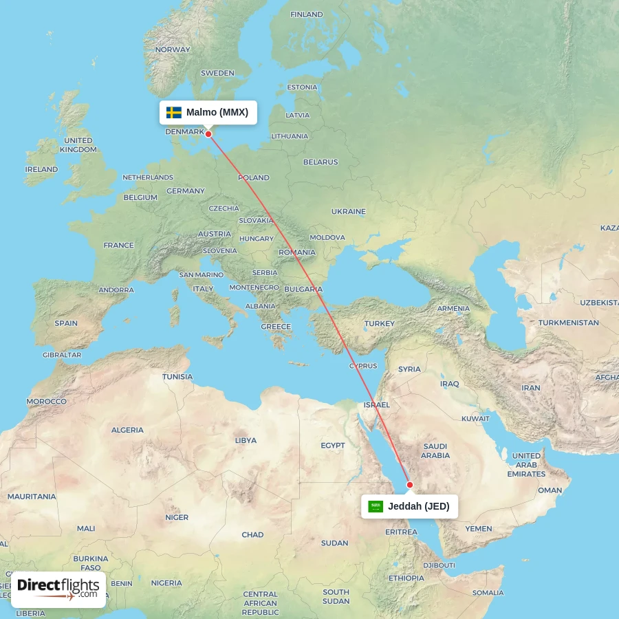 JED - MMX route map