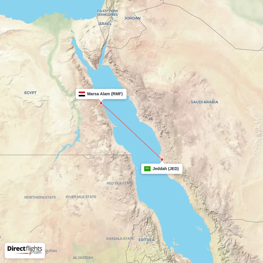 JED - RMF route map