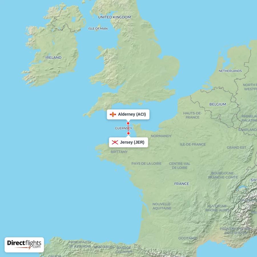 JER - ACI route map