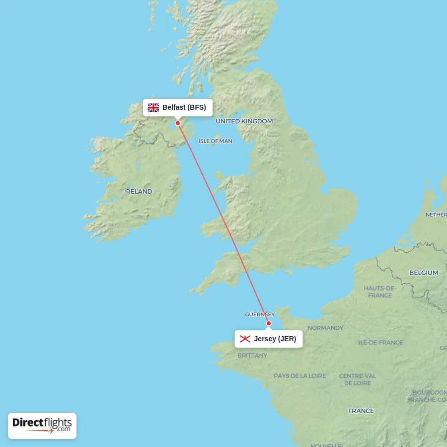 JER - BFS route map