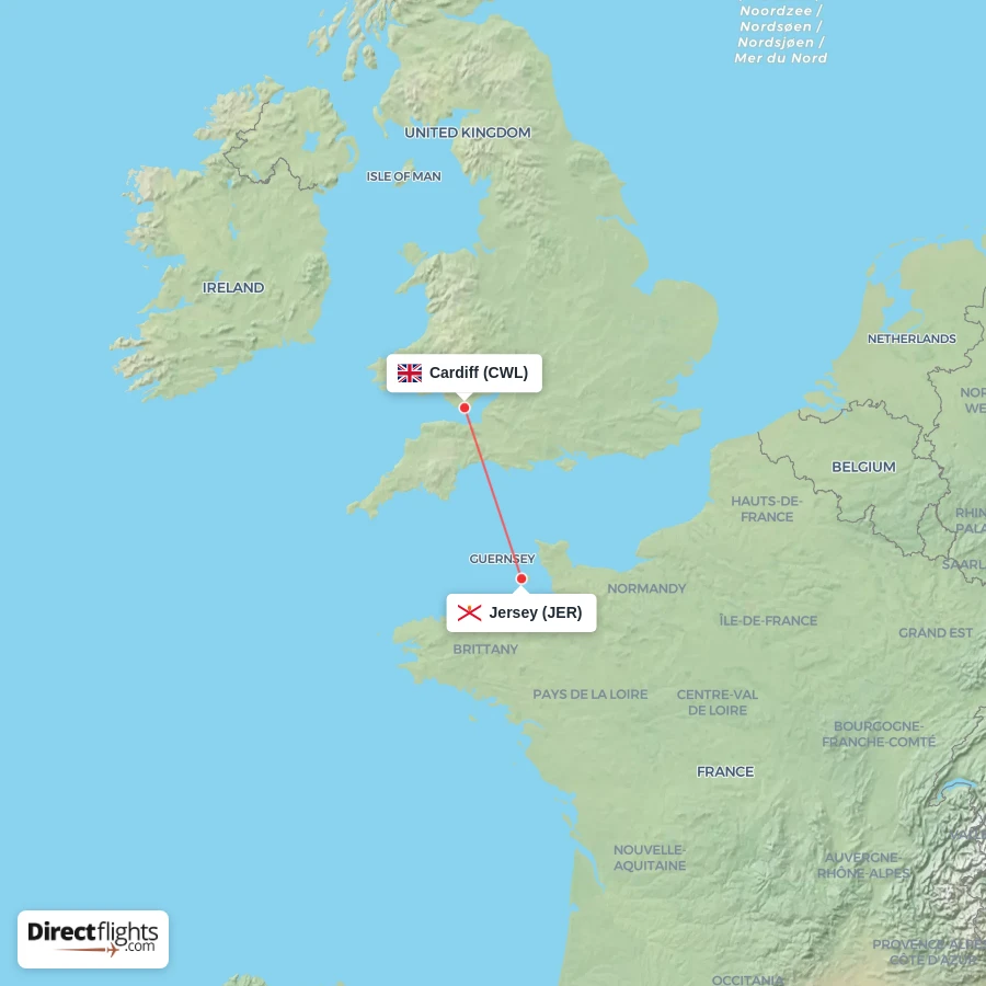 JER - CWL route map