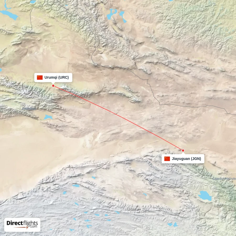 JGN - URC route map
