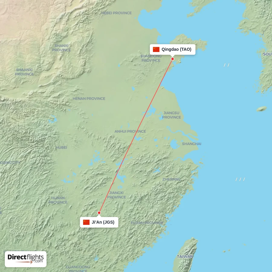 JGS - TAO route map