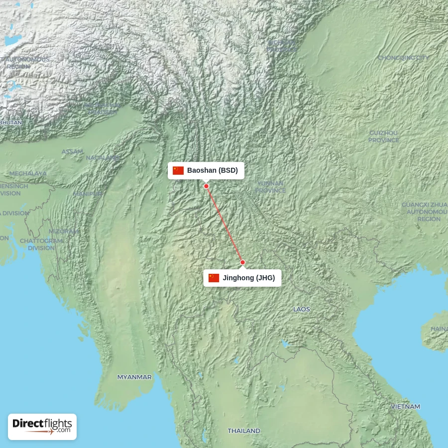 JHG - BSD route map
