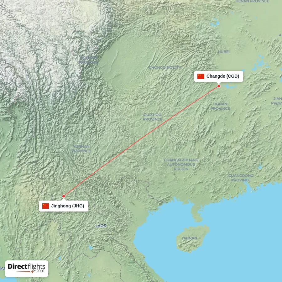 JHG - CGD route map