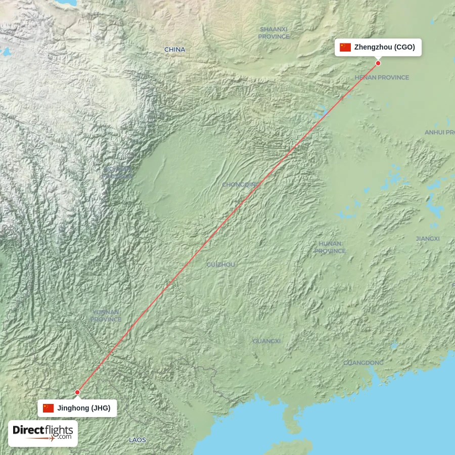 JHG - CGO route map