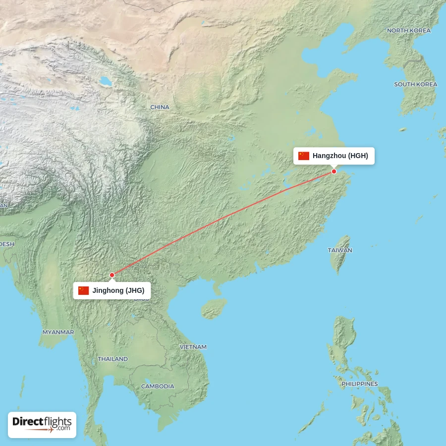 JHG - HGH route map