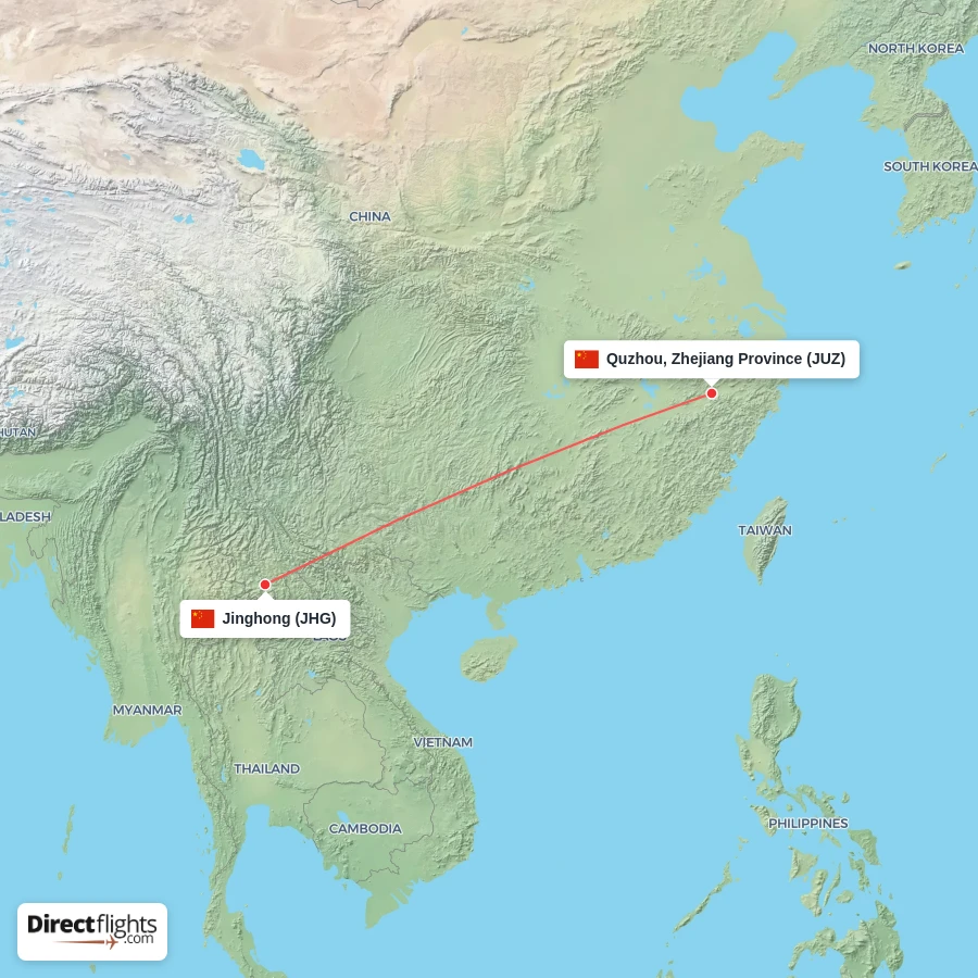 JHG - JUZ route map