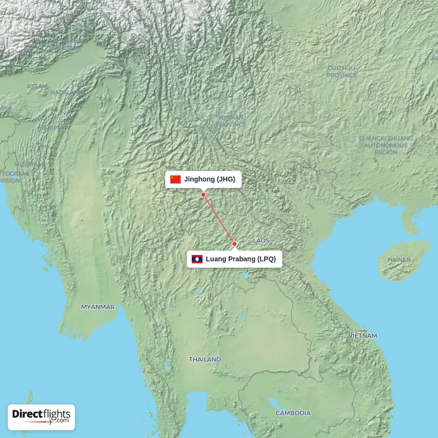 JHG - LPQ route map