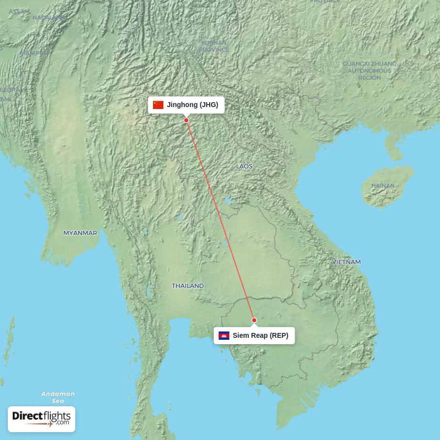JHG - REP route map