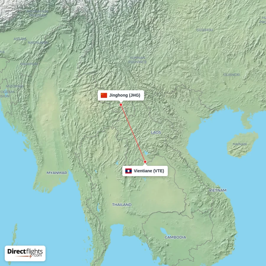 JHG - VTE route map