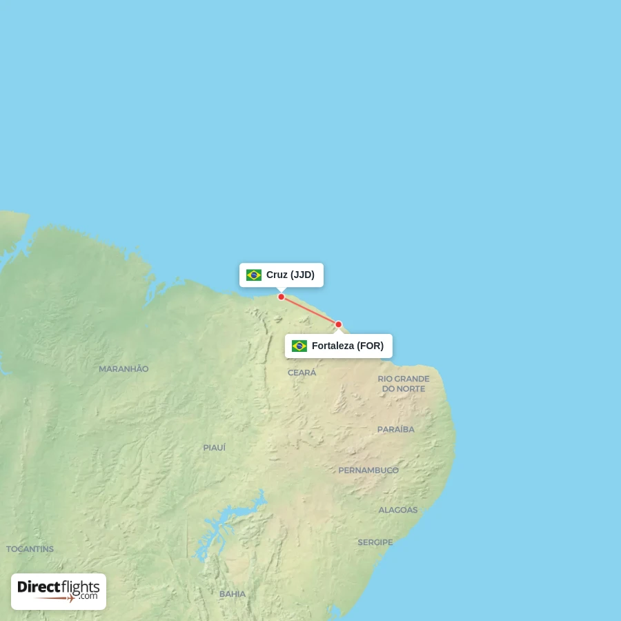 JJD - FOR route map