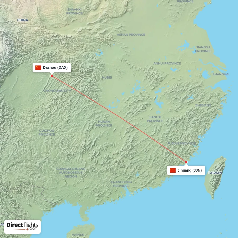 JJN - DAX route map