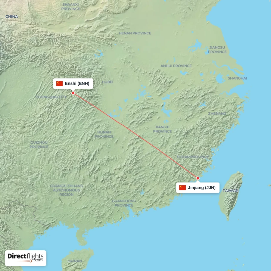 JJN - ENH route map