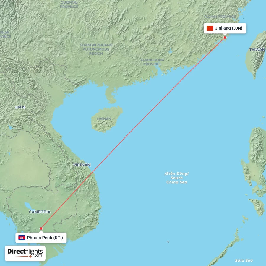 JJN - KTI route map