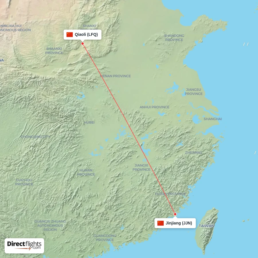 JJN - LFQ route map