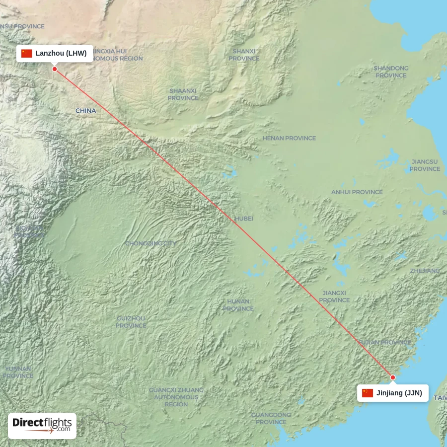 JJN - LHW route map