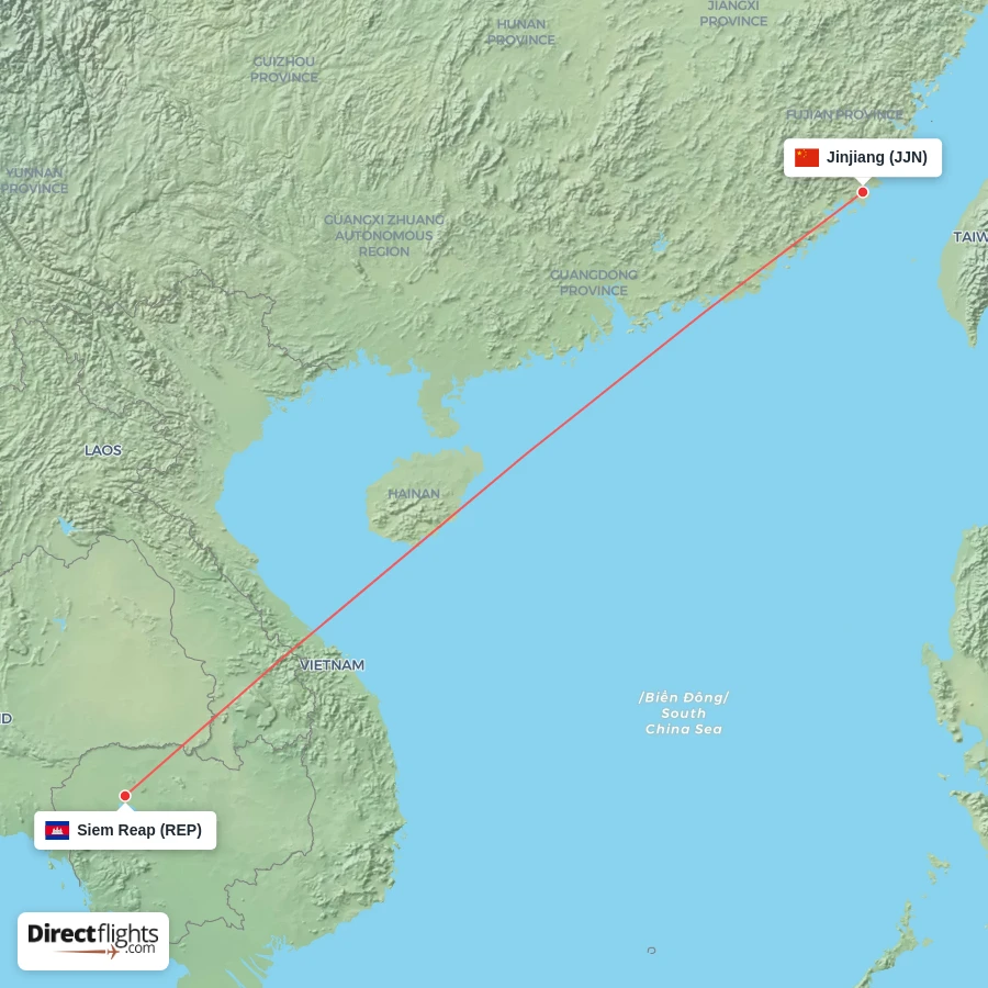 JJN - REP route map