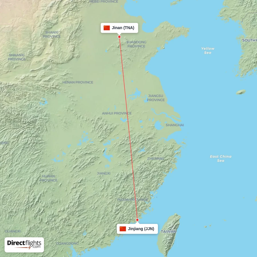 JJN - TNA route map