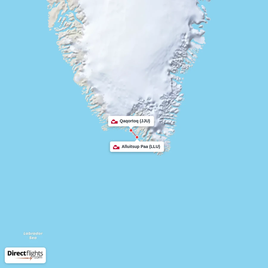 JJU - LLU route map