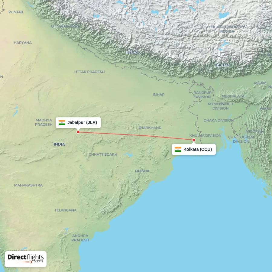 JLR - CCU route map